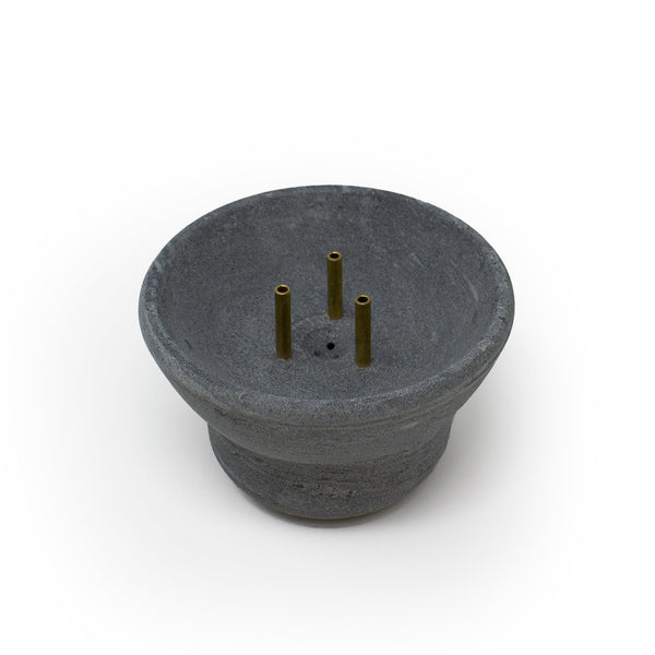 Sauna Maestro soapstone fountain on white background