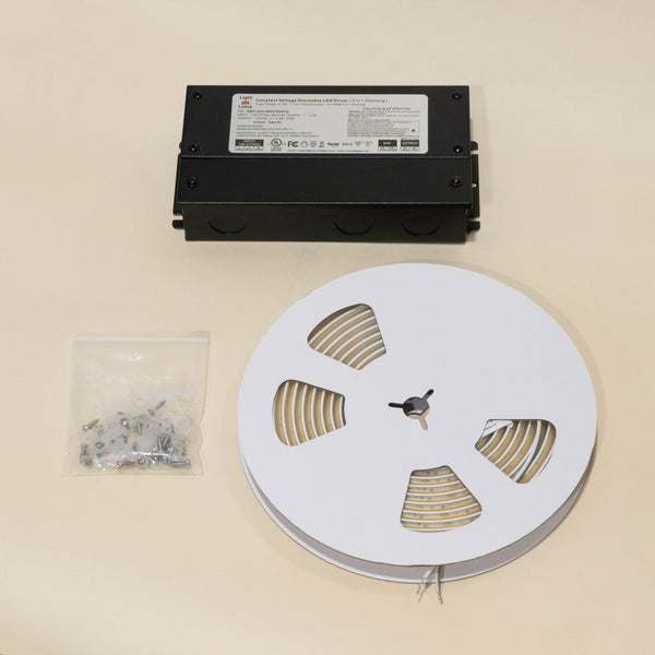 ULC Sauna COB LED Light Kit with 24 V 5-in-1 dimmable driver and 16 ft strip