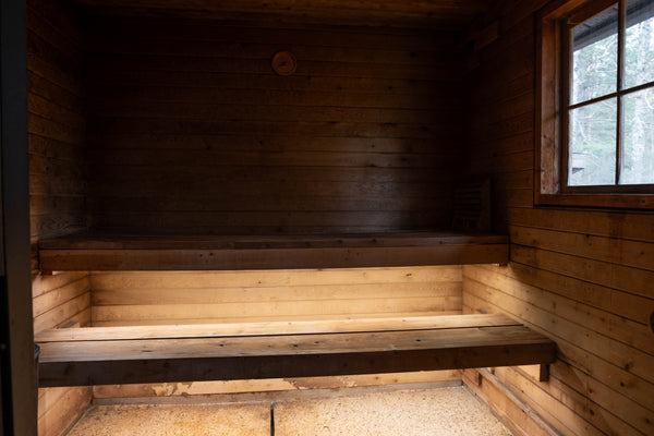 Sauna Room with LED Lights Full Bright