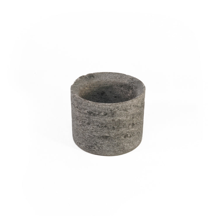 Soapstone essence cup on a white background